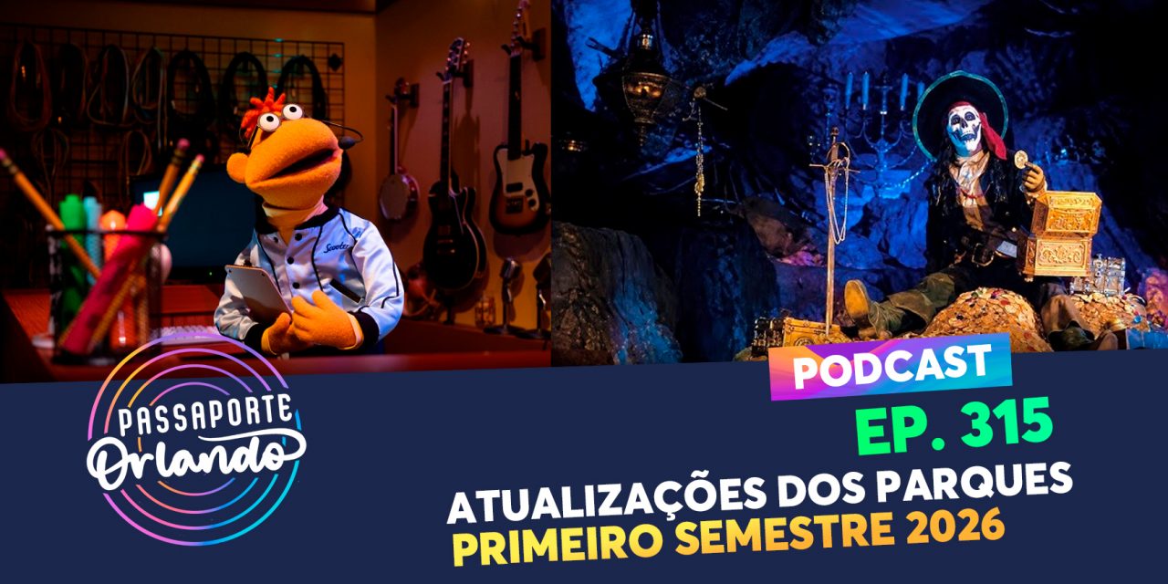 EPISÓDIO 315 – Atualizações dos Parques – 1º Semestre 2026
